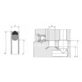 Compact Piston Shaft Seals for Mobile Hydraulics